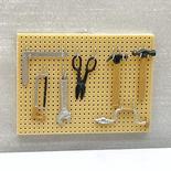 Dollhouse Miniature Peg Board With Tools Set