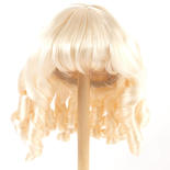Monique Synthetic Mohair Bleach Blonde Julie Doll Wig