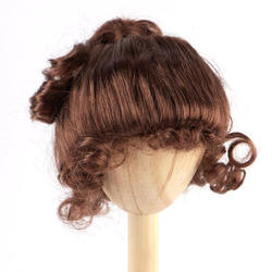 Monique Synthetic Mohair Chestnut Brown Annabelle Doll Wig