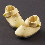 Special! Doll Shoes 72mm Bright Yellow Girl Dressy 