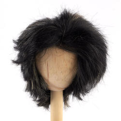 Monique Synthetic Mohair Black and Blonde Frankie Doll Wig