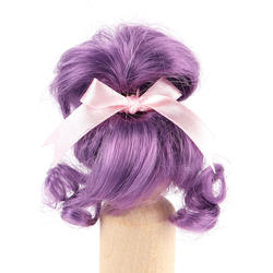 Monique Synthetic Mohair Purple Coco Doll Wig