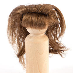 Monique Synthetic Mohair Ginger Brown Ellen Doll Wig