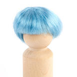 Monique Synthetic Mohair Turquoise Sugar Pie Doll Wig