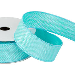 Mint Nylon Water Resistant Wired Edge Ribbon