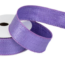 Purple Nylon Water Resistant Wired Edge Ribbon