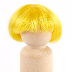 Monique Synthetic Mohair Yellow Sugar Pie Doll Wig