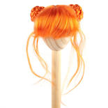Monique Synthetic Mohair Orange Lucky Doll Wig