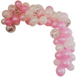 Pink and White DIY Balloon Arch Kit
