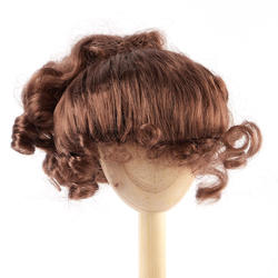 Monique Synthetic Mohair Chestnut Brown Annabelle Doll Wig
