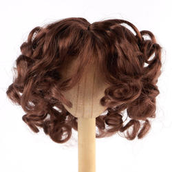 Monique Synthetic Mohair Chestnut Brown Beri Happy Doll Wig
