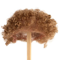 Monique Synthetic Mohair Ginger Brown Beri Curly Doll Wig
