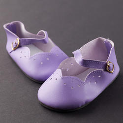 Monique Purple Girls Dress Doll Shoes