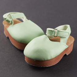 Monique Light Green Mary Jane Clog Doll Shoes
