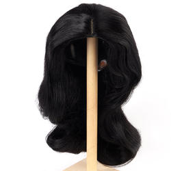 Monique Human Hair Black Priscilla Doll Wig