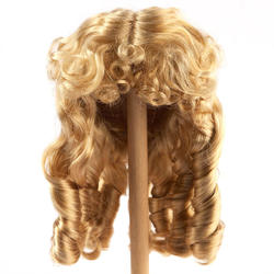 Monique Synthetic Mohair Golden Strawberry Blonde Doll Wig