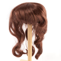 Monique Synthetic Mohair Ginger Brown Lizzy Doll Wig