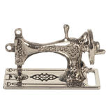 Dollhouse Miniature Silver Antique Sewing Machine