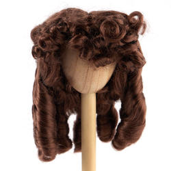 Monique Synthetic Mohair Chestnut Brown Breanna Doll Wig