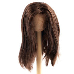 Monique Synthetic Mohair Brown Black Evelyn Doll Wig