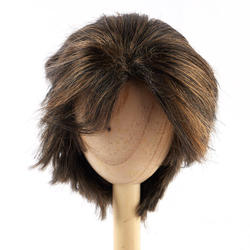 Monique Synthetic Mohair Brown Black Gold Frankie Doll Wig