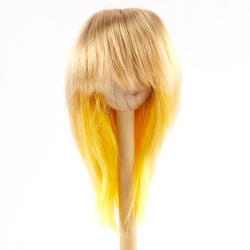 Monique Synthetic Mohair Golden Blonde and Yellow JoJo Doll Wig