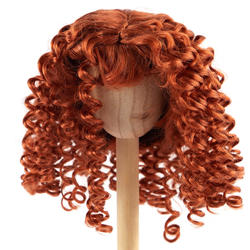 Monique Synthetic Mohair Carrot Red Bernadette Doll Wig