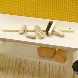 Miniature Wallpaper Hanger Tool Set