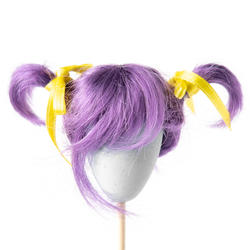 Monique Synthetic Mohair Purple Honor Doll Wig