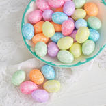 Pastel Glitter Easter Eggs