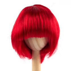 Monique Synthetic Mohair Red Bubbles Doll Wig