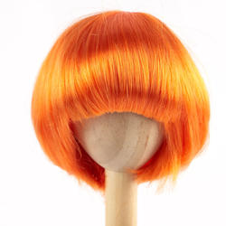 Monique Synthetic Mohair Orange Bubbles Doll Wig