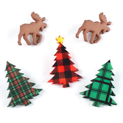 Holiday Collection "Christmas Cabin" Buttons