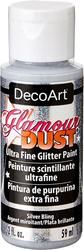 DecoArt Glamour Dust Silver Bling Glitter Paint