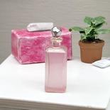 Dollhouse Miniature Pink Bubble Bath Bottle