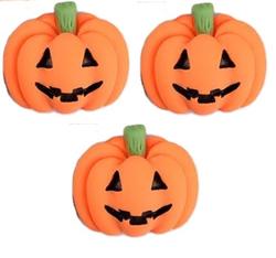 Miniature Flat Back Halloween Jack O'Lantern Pumpkins