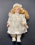 Ivory Dress Porcelain Doll
