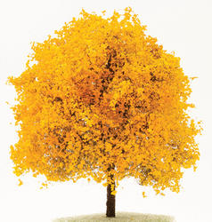 Faux Miniature Golden Autumn Poplar Tree