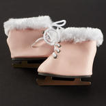 Monique Light Pink Fayette Fur Doll Boots