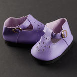 Monique Purple T-Strap Doll Shoes