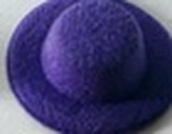 Dollhouse Miniature Purple Sun Hat