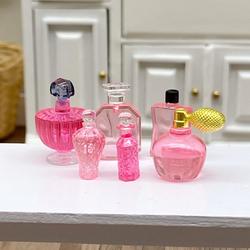 Dollhouse Miniature Pink Perfume Set