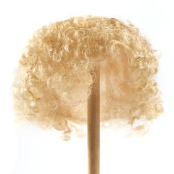 Monique Synthetic Mohair Light Peach Blonde Beri Curly Doll Wig