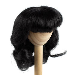 Monique Synthetic Mohair Off Black Lizzy Doll Wig