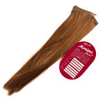 Monique Synthetic Mohair Golden Auburn Straight Weft Doll Hair