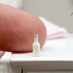 Dollhouse Miniature White Bottle
