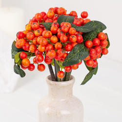 Artificial Orange and Yellow Berry Bundle