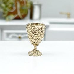 Dollhouse Miniature Gold Ornate Goblet
