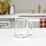 Dollhouse Miniature Fancy Clear Beer Mug