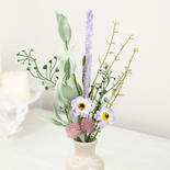 Artificial Lavender and Thistle Spray